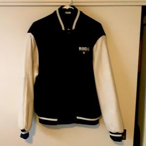 RODE Letterman’s men’s jacket LARGE NEVER WORN